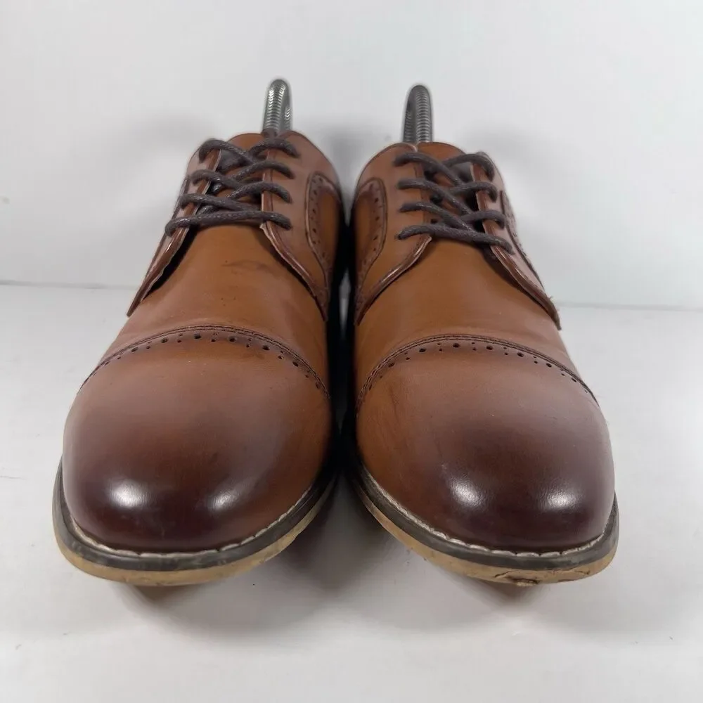 Stacy Adams Kids Dickinson Lace Up Cap Toe Oxford Dress Shoes Youth Size 5
